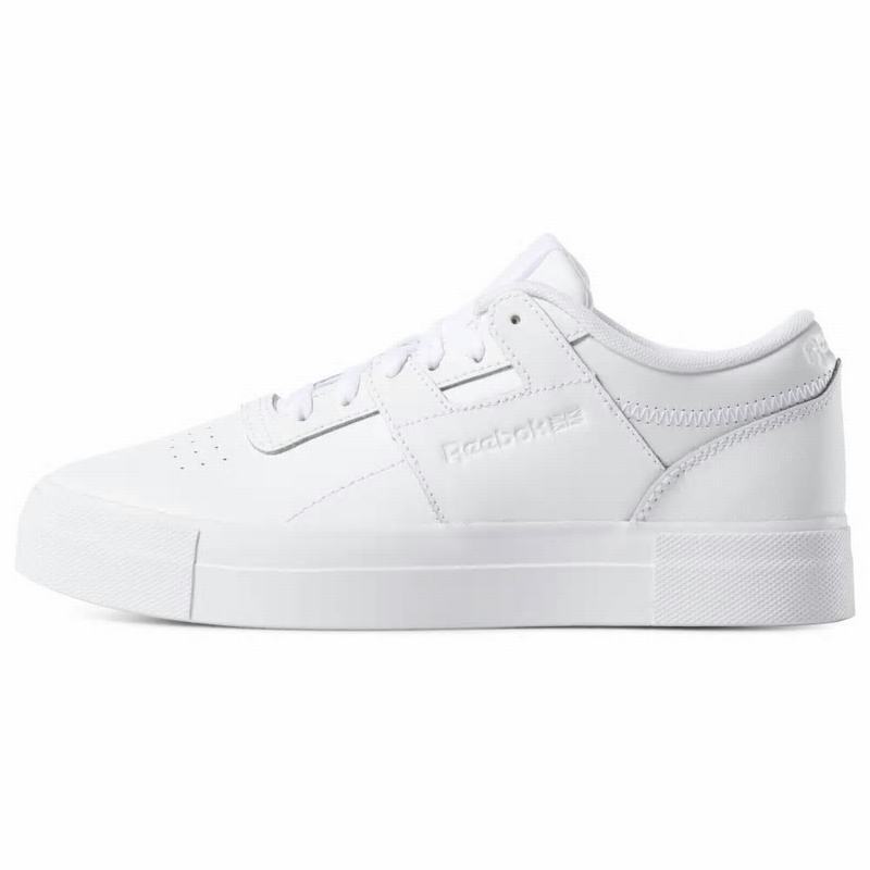 Tenisi Reebok Workout Lo Fvs Dama Albi/Gri Romania QN6465JL